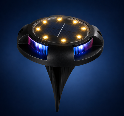 Solar Garden Disk Lights
